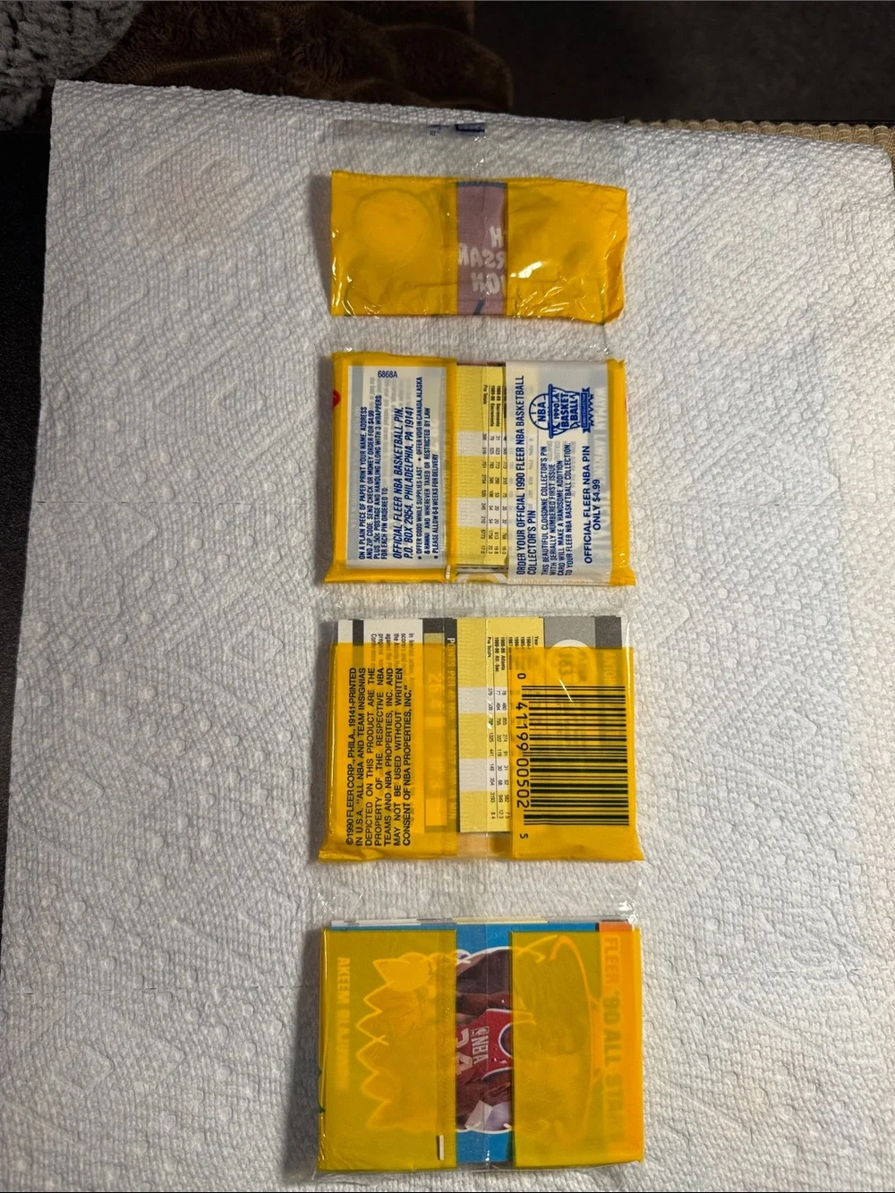 Fleer 1990 5th Anniversary Edition Basketball Cards. Looking for Michael Jordan.